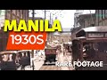 Manila in 1930s  rare footage  philippines  facts and trivias