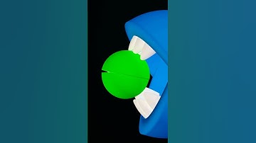 Epic ASMR Eat Satisfaction 😨 | Blender 3D Satisfying Animation | Ketix3d #shorts