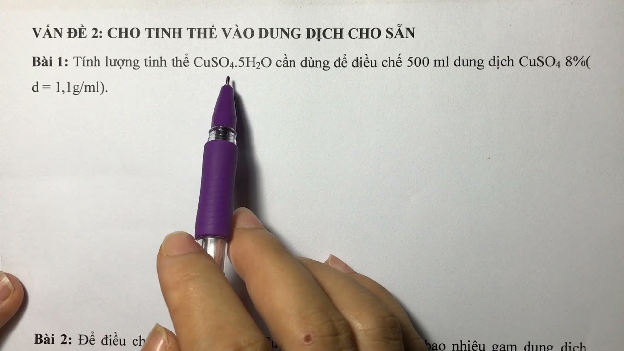 1.NỘI DUNG KHÁC- Toán Tính Độ Tan Và Tinh Thể Ngậm Nước - Hóa 10 11 12