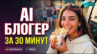 Создал AI-инфлюенсера за 30 минут: Nano Banana 2 + Kling 3 (полный гайд)