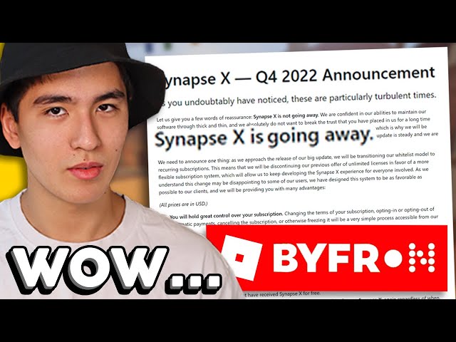 EventHunters - Roblox News on X: Earlier today a Roblox team member posted  that Roblox has partnered with Synapse to analyze security issues and  develop countermeasures. Synapse, previously known as one of