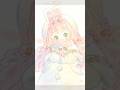 【透明水彩】『冬のいちごうさぎさん』 Watercolor Illustration Process #イラスト #イラストメイキング #art