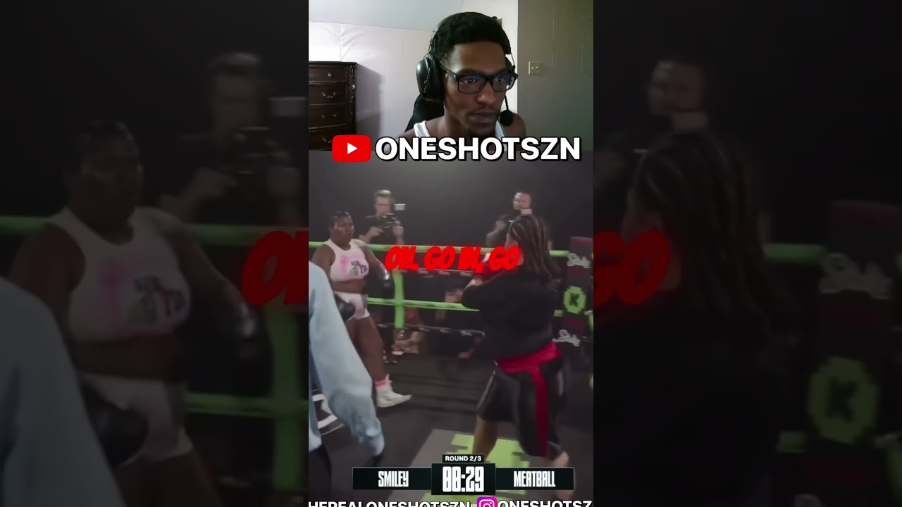 OneShotSzn Reacts to SMILEY VS MEATBALL Full Fight - BRAND RISK 
