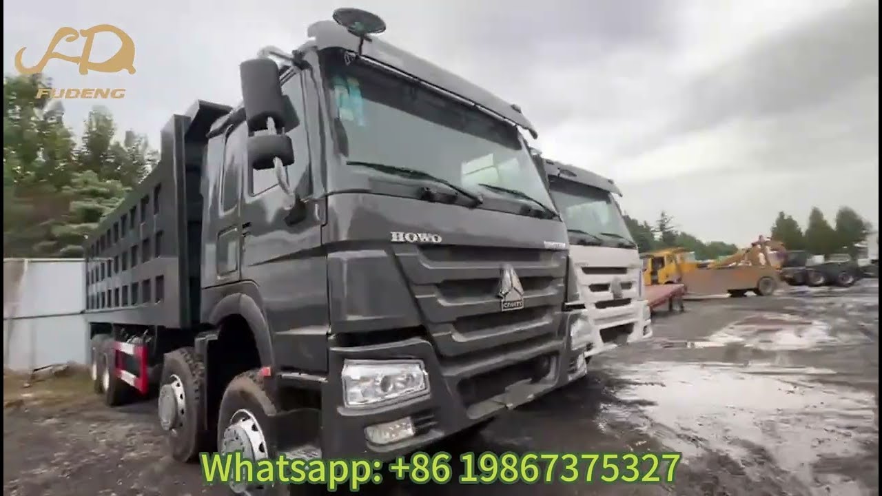 Used Sinotruck HOWO 8x4 40-50Tons Dumper Truck Refurbished HOWO 375HP 25CBM Tump Truck