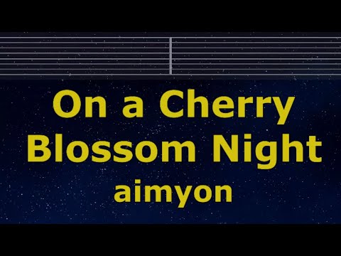 Karaoke On A Cherry Blossom Night Aimyon No Guide Melody Instrumental Lyric Romanized 
