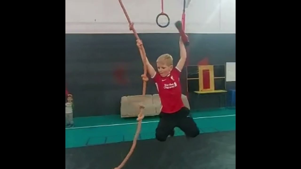 Ninja Warrior 6 years old Kid