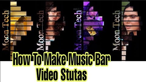How to Edit Music Bar Video in KineMaster | Create Music Spectrum Video in Kinemaster | Moon Tech