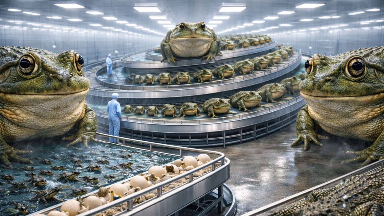 From Tadpole to Sale: The Complete Bullfrog Farming Process (FULL)