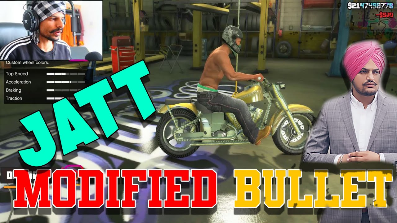 MODIFIED BULLET IN GTA  | PUNJABI DESISTYLE  | DEEP BRAR