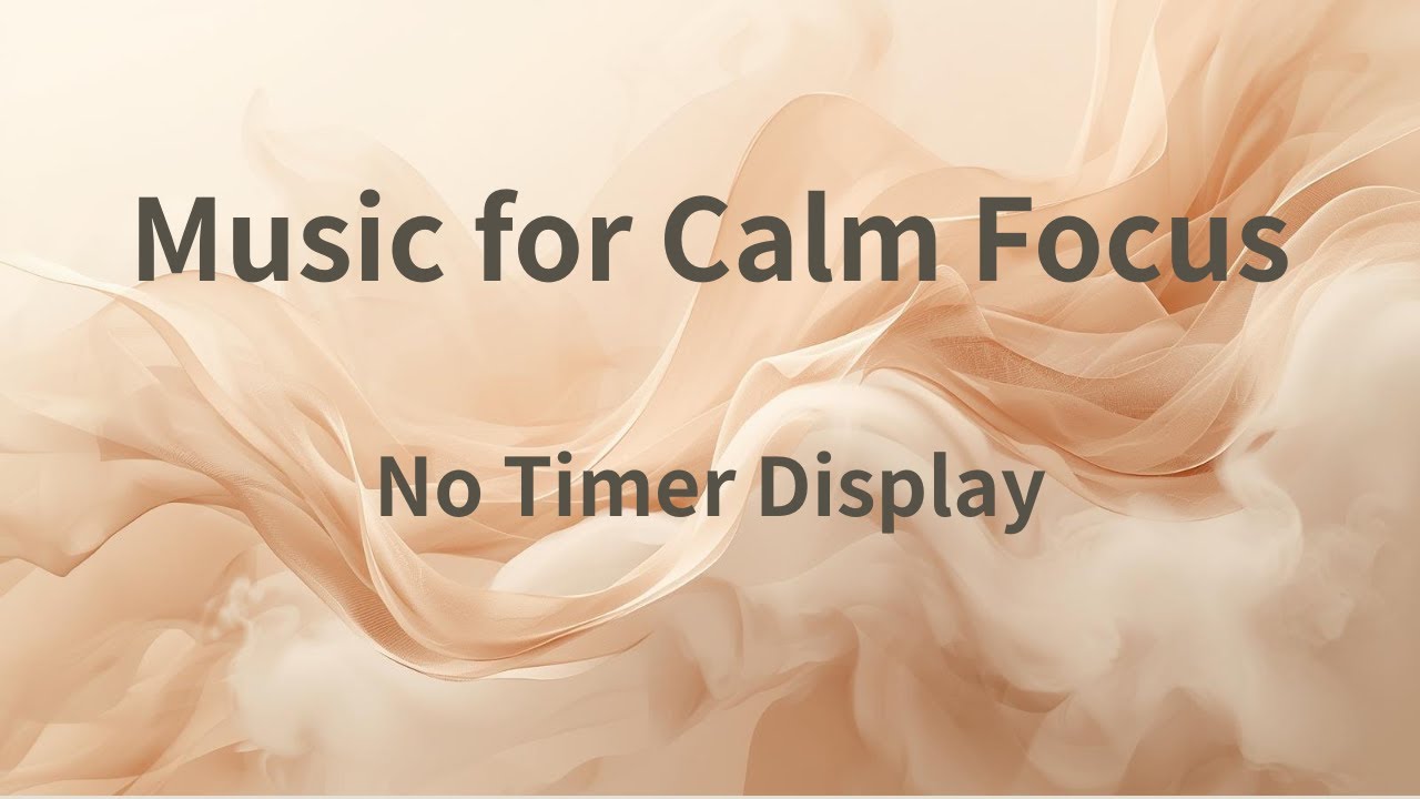 Natural White❘Focus with Pomodoro 25/5 | Deep Work Music | Screen Uncluttered (No Timer)