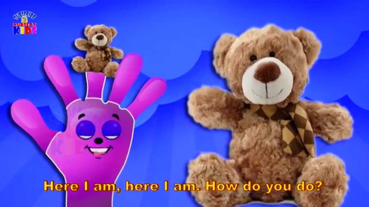 Finger Family Rhymes With Animals Cartoons for Children | Finger Family ...