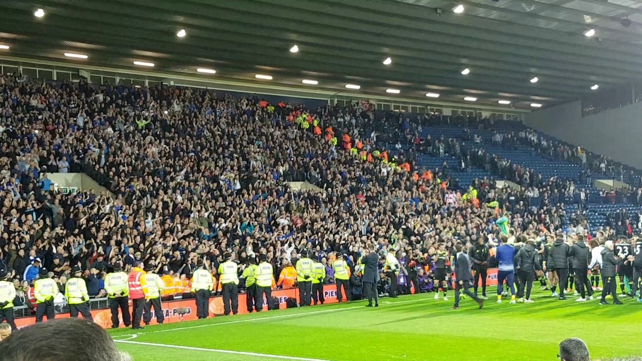 Chelsea Fans Celebrate Winning Title Vs West Bromwich