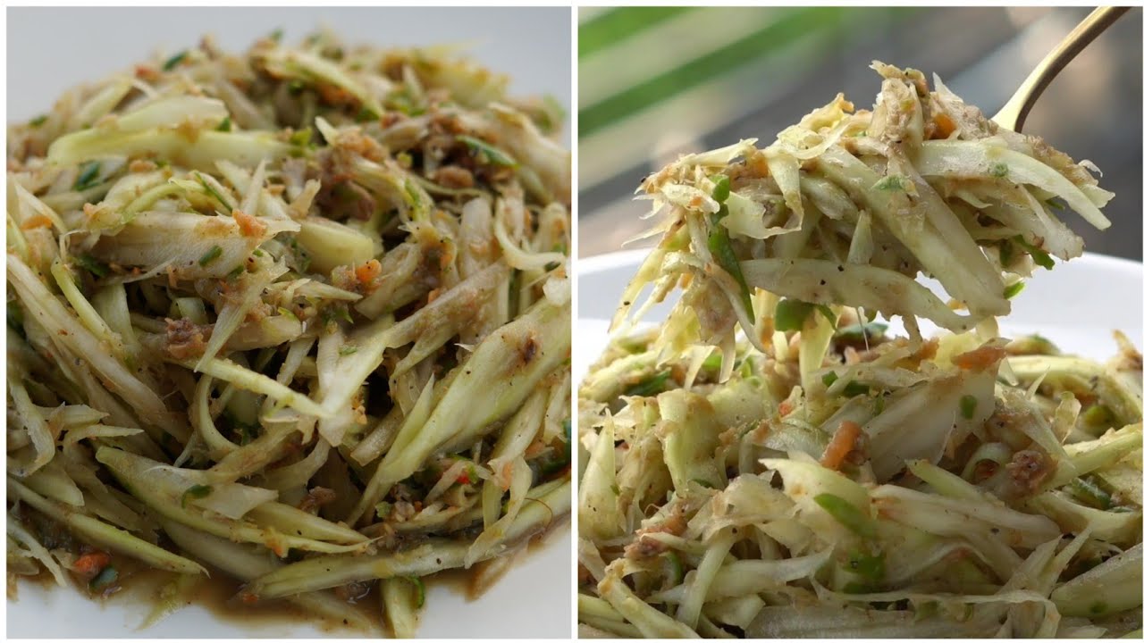 ရှူးရှူးရှဲရှဲ ရခိုင်စတိုင်လ် သဘော်သီးထောင်း လေး အလွယ်ထောင်းနည်း