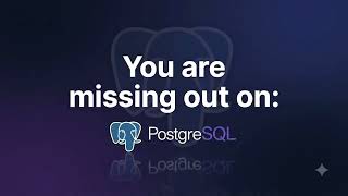 Dont underestimate the power of postgresql #shorts