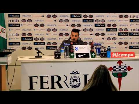 Rueda de prensa Rubén de la Barrera, post Ferrol