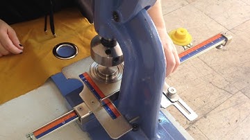 PIERCE&ATTACH #12 DIE w Large GrommetSniper on CSBUR 1