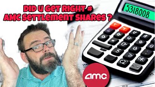 AMC UPDATE | Do U understand your settlement shares ?