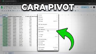 Cara Menggunakan Pivot Table di Spreadsheet untuk Pemula | Tutorial Google Spreadsheet