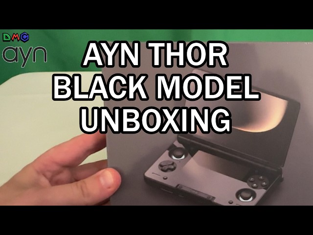 Unboxing The AYN Thor Black Model - YouTube