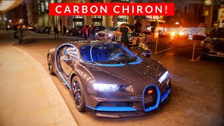 BLACK CARBON Bugatti Chiron exterior and interior