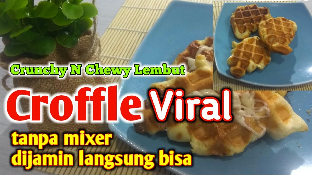 croffle puff pastry yang lg VIRAL, Wangi gurih empuuuk 