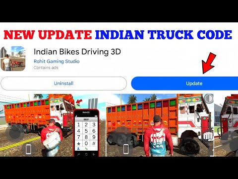 Finally Indian Bike Driving 3D New Update 🤯🔥| Indian Truck Cheat Code in Update 🤩| Harsh in Game