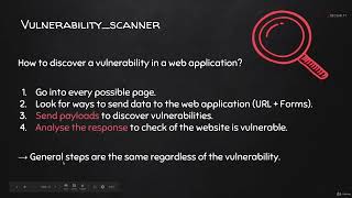 Writing a Vulnerability Scanner - Implementing a Method To Run The Scanner