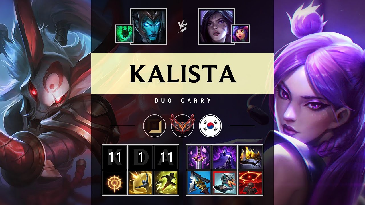 Kalista ADC vs Kai'Sa - KR Grandmaster Patch 25.14