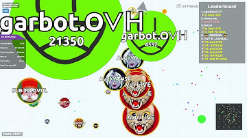 AGAR.IO SERVER TAKEOVER WITH BOTS #409 || OP-BOTS.COM