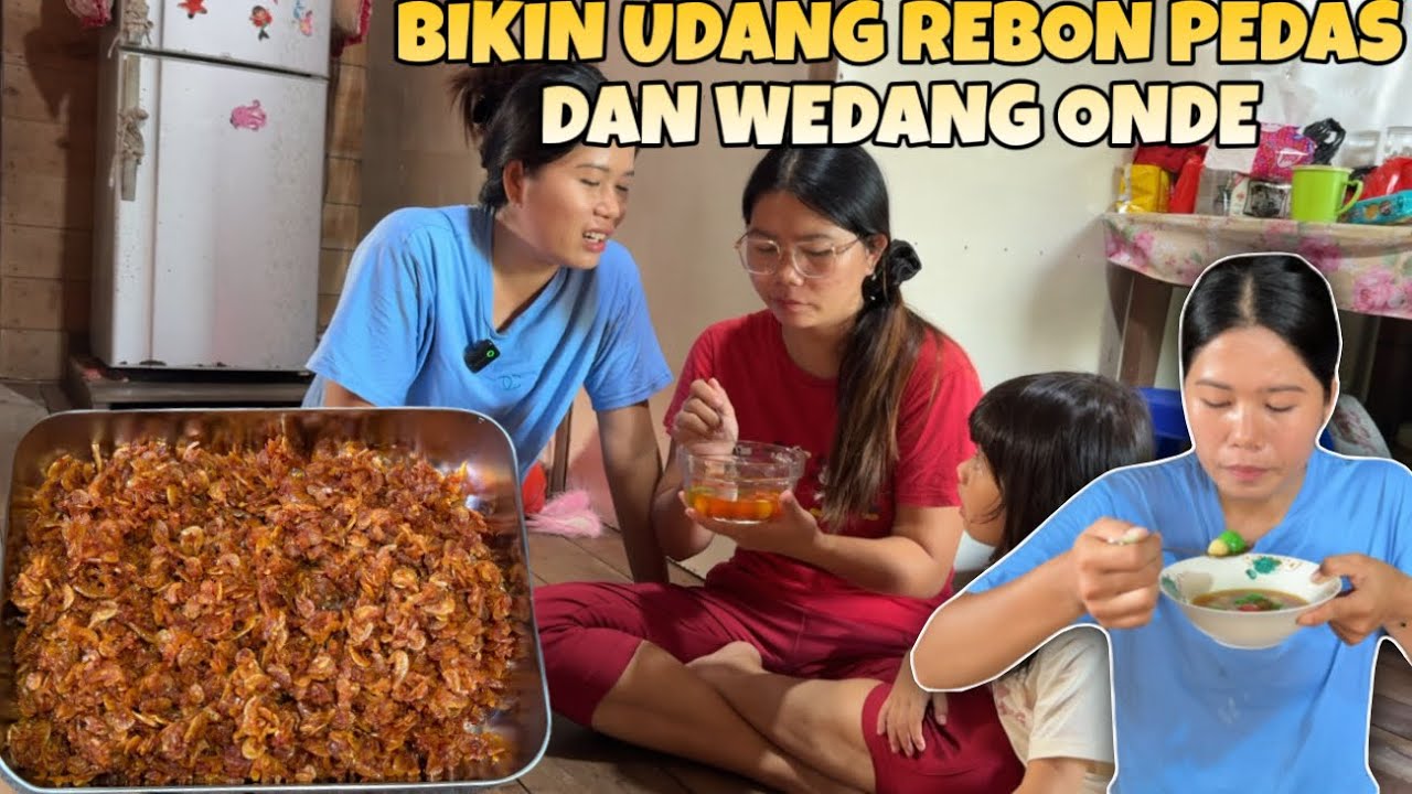 BIKIN UDANG REBON PEDAS DAN WEDANG RONDE YG DISARANKAN DARI PENONTON