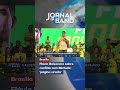 Flávio Bolsonaro sobre conflito com Michelle: 'página virada' | Jornal da Band