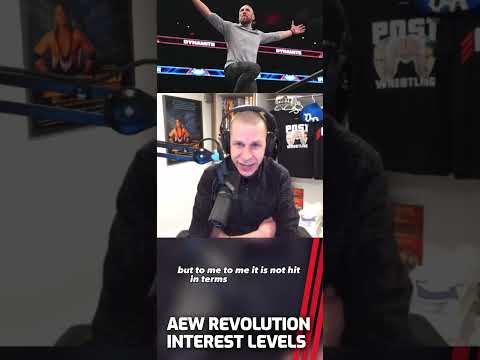 Has pastime decreased for this three hundred and sixty five days's AEW Revolution?