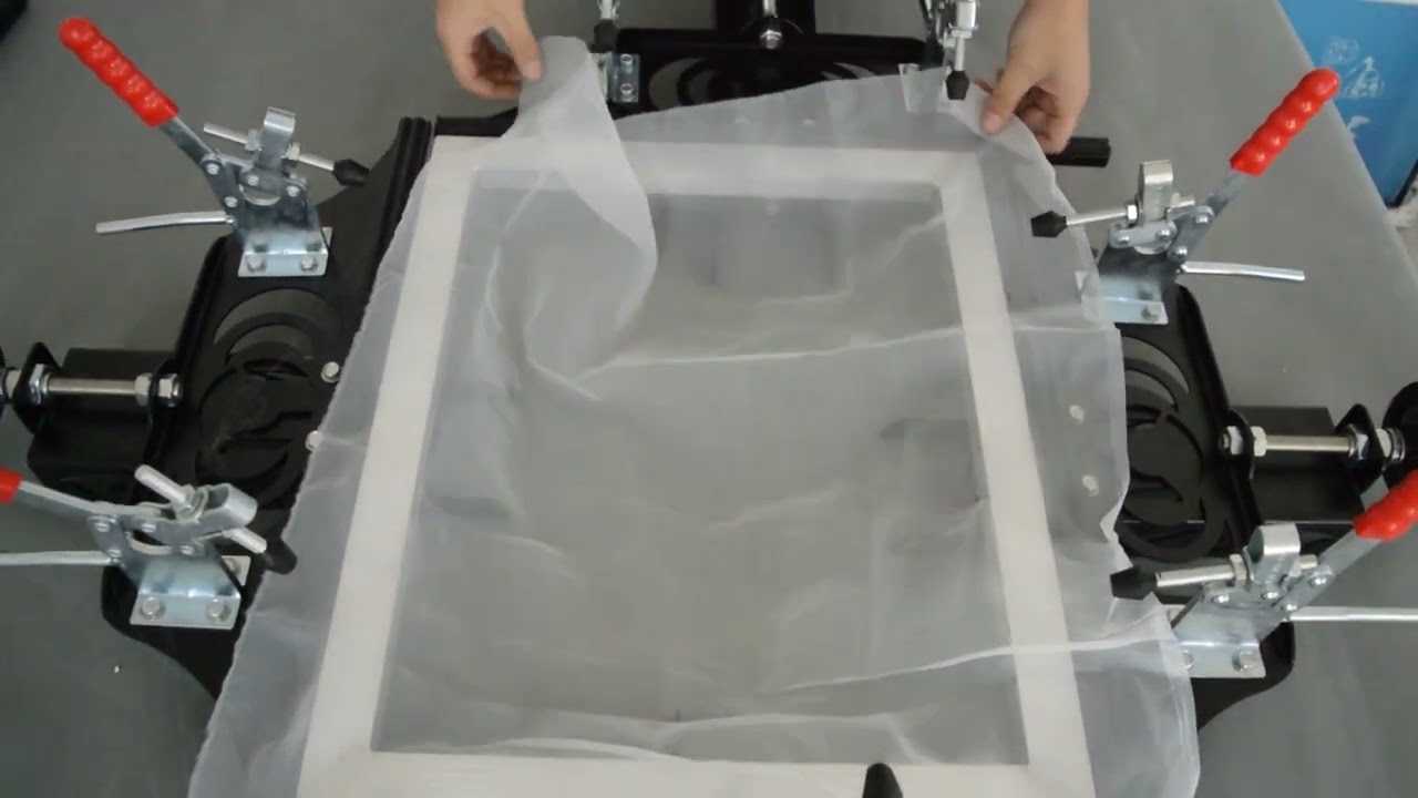 Manual Screen Frame Mesh Stretching Machine