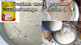 how to make the best YOGHURT with milk powder ,NIDO||DEGUE BURKINA THIAKRY|| YOGHURT with MILLET screenshot 4