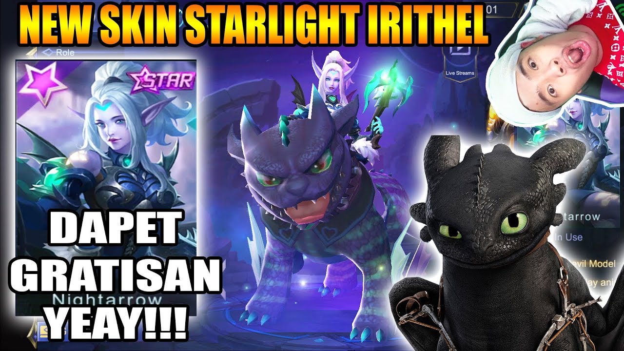 NEW SKIN IRITHEL MIRIP TOOTHLESS FILM SEBELAH?! - Mobile Legends Indonesia - YouTube