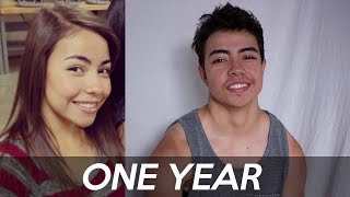 PRET to ONE YEAR ON TESTOSTERONE COMPARISON // FtM TRANSGENDER | RyanJacobs