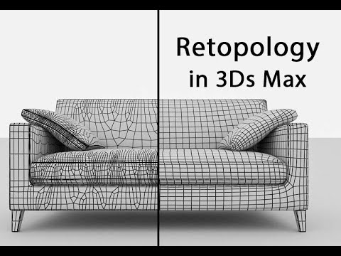 Retopology in 3ds Max 2021