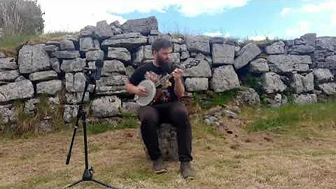 Irish traditional music outdoors in the Burren