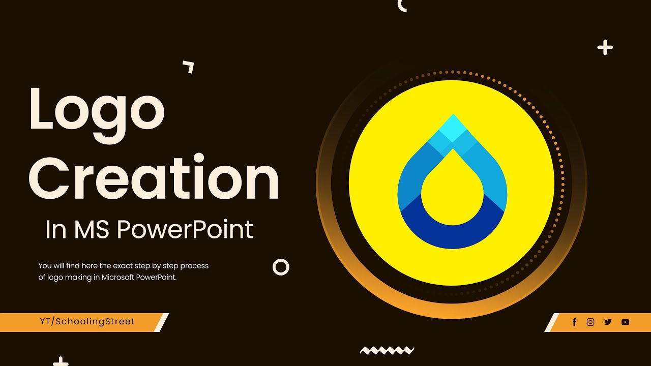 Design a Logo in Microsoft PowerPoint - Water Drop Logo - YouTube