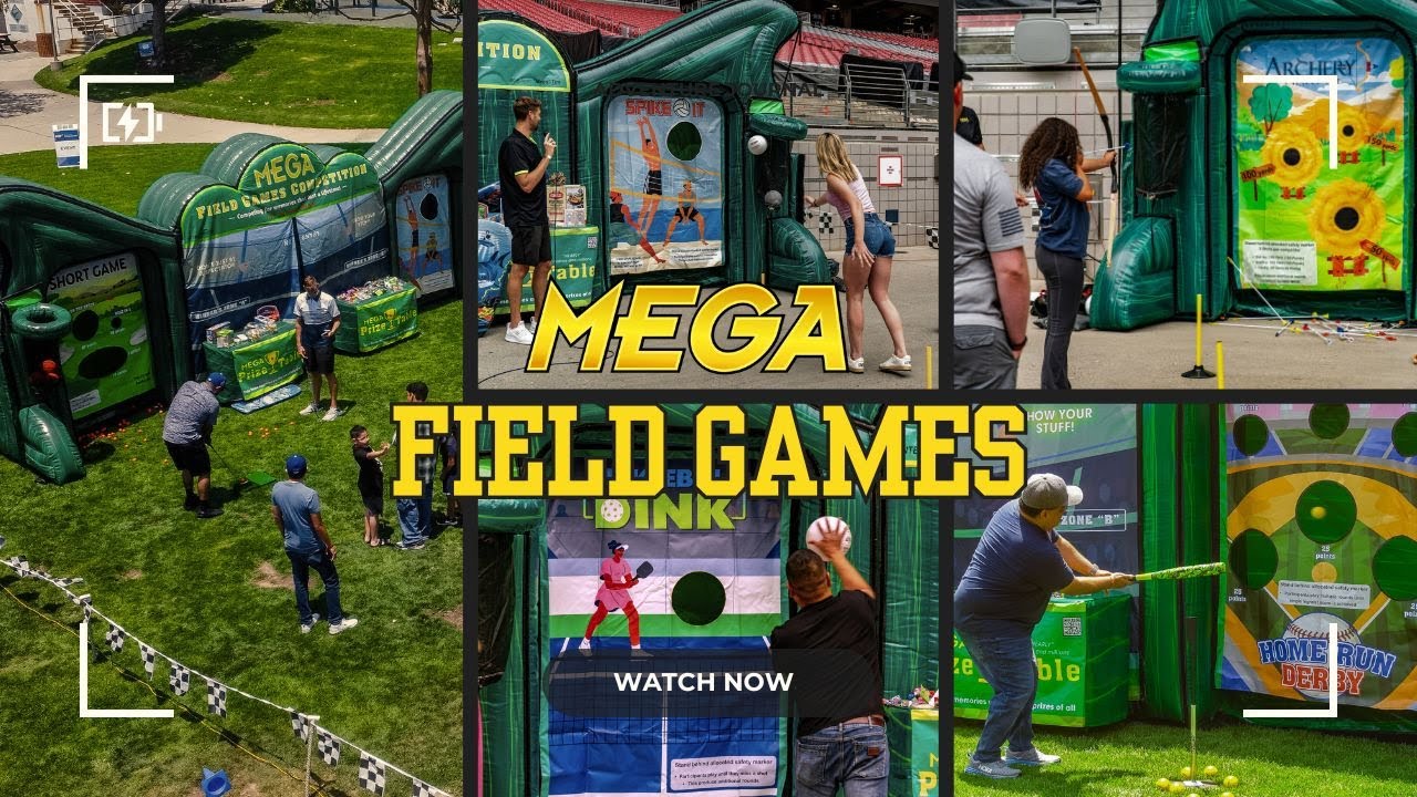 MEGA Field Day Games Team Building Attraction🔥The Ultimate Business-in-a-Box Inflatable