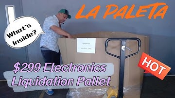$399 Electronics LA Liquidation Pallet worth $1500 - Unboxing Pallet Los Angeles