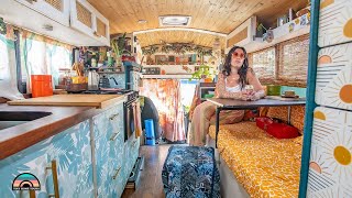 Artistic DIY Short Bus  Female Entrepreneur + Textile Artist