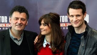 Matt Smith on Doctor Who Return | Interview with Matt, Jenna Coleman, Steven Moffat