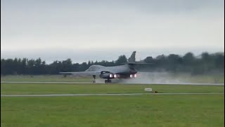 Extremely Loud Full Afterburner Take Off B1-B Lancer by Ed Woolf 34,082 views 5 months ago 52 seconds
