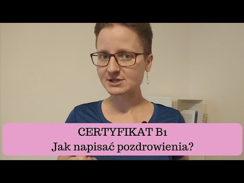 Wideo: Jak Napisać Pozdrowienia