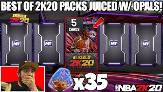 *NEW* GUARANTEED BEST OF 2K20 PACKS WERE LUCKY WITH GALAXY OPALS IN NBA 2K20 MYTEAM PACK OPENING