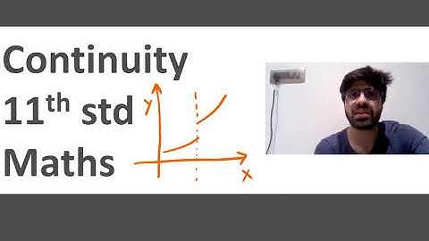 Continuity | Sums | 11th std | EX. 8.1 | JEE Mains and Advanced | NEET | MHT CET | Part 1