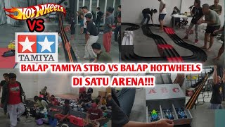 BALAP TAMIYA STBO (STANDAR TAMIYA BOX ORIGINAL) BERBARENGAN DENGAN BALAP HOTWHEELS