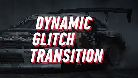 DYNAMIC GLITCH-LINES TRANSITION ► [ AFTER EFFECTS TEMPLATES ]