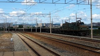 2019/09/14 【中国】 撫順電鉄 1703号機 081号車 東崗駅 | Fushun Mining Railway: Coal Train at Donggang